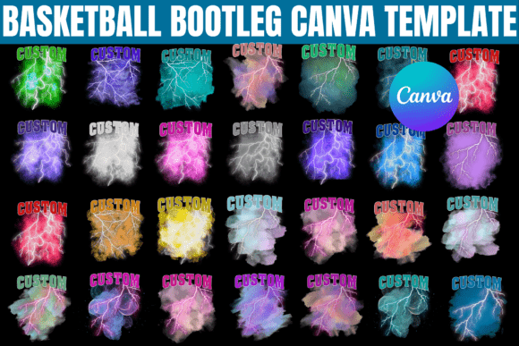 Basketball Bootleg Canva Template: The Retro Vibe Your Brand Needs