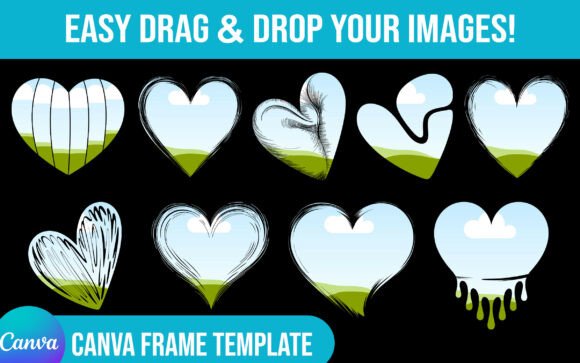 Create Stunning Designs with Editable Valentine's Day Canva Frames