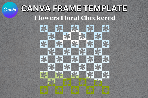 Floral Checkered Canva Frame: A Guide for Designers