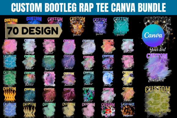 Mastering the Custom Bootleg Rap Tee Canva Template