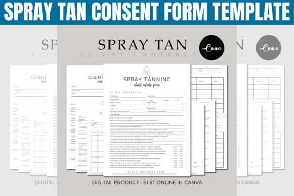 Professional Spray Tan Forms for a Polished Business