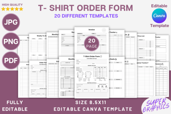 Simplify Your Apparel Business with This Canva Order Form